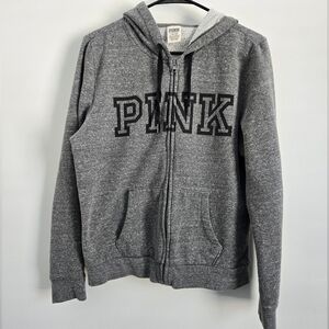 PINK VS Logo Zip-Up Jacket - Large